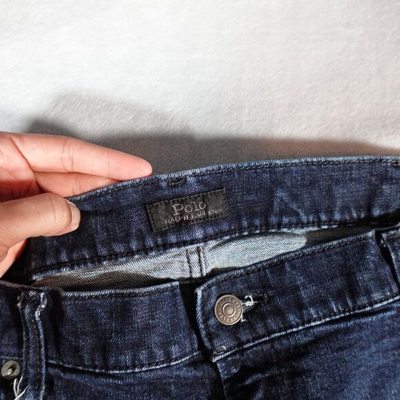 Polo Ralph Lauren The Prospect Stretch Straight Denim Jeans Mens 44 (Fits 41x32) - Picture 2 of 12